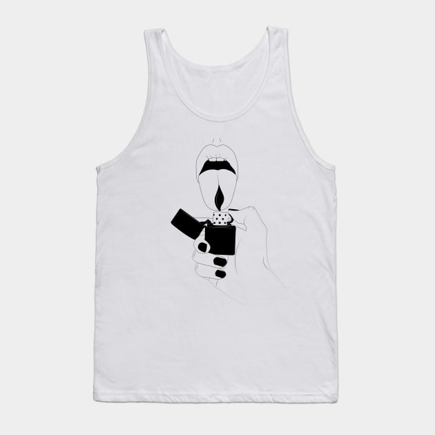 Light My Fire Tank Top by ellehell